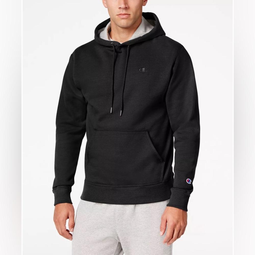 Black Champion brand hoodie